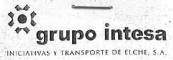 Imagen de GRUPO INTESA INICIATIVAS Y TRANSPORTE DE ELCHE, S.A