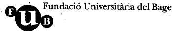 Imagen de FUB FUNDACIO UNIVERSITARIA DEL BAGES