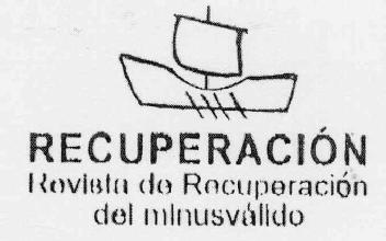 Imagen de RECUPERACION REVISTA DE RECUPERACION DEL MINUSVALIDO
