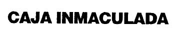 Imagen de CAJA INMACULADA