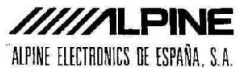 Imagen de ALPINE ALPINE ELECTRONICS DE ESPAÑA, S.A