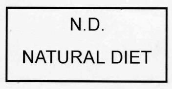 Imagen de N.D. NATURAL DIET