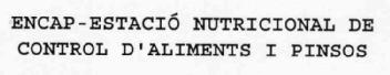 Imagen de ENCAP-ESTACIO NUTRICIONAL DE CONTROL D\'ALIMENTS I PINSOS