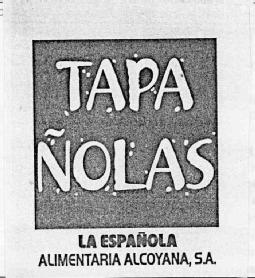 Imagen de TAPA ÑOLAS LA ESPAÑOLA ALIMENTARIA ALCOYANA, S.A