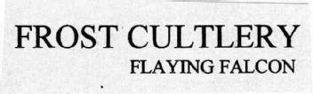 Imagen de FROST CULTLERY FLAYING FALCON