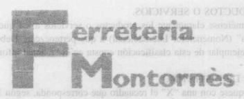 Imagen de FERRETERIA MONTORNES