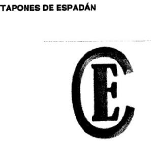 Imagen de TAPONES DE ESPADAN CE