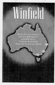Imagen de WINFIELD WINFIELD'S TOP TOBACCO DELIVERS BIG QUALITY AND BIG VALUE, TRUST AN AUSTRALIAN FAVOURITE TO GIVE YOU MORE
