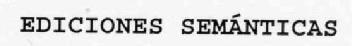 Imagen de EDICIONES SEMANTICAS