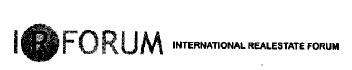 Imagen de IRFORUM INTERNATIONAL REALESTATE FORUM