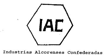 Imagen de IAC INDUSTRIAS ALCORENSES CONFEDERADAS