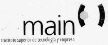 Imagen de MAIN INSTITUTO SUPERIOR DE TECNOLOGIA Y EMPRESA