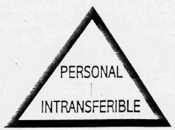 Imagen de PERSONAL INTRANSFERIBLE
