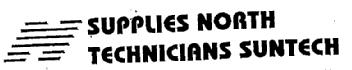 Imagen de H SUPPLIES NORTH TECHNICIANS SUNTECH