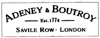 Imagen de ADENEY & BOUTROY EST.1774 SAVILE ROW.LONDON