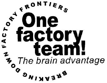Imagen de ONE FACTORY TEAM! THE BRAIN ADVANTAGE BREAKING DOWN FACTORY FRONTIERS