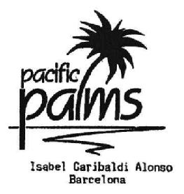 Imagen de PACIFIC PALMS ISABEL GARIBALDI ALONSO BARCELONA