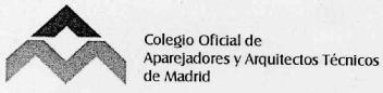 Imagen de COLEGIO OFICIAL DE APAREJADORES Y ARQUITECTOS TECNICOS DE MADRID