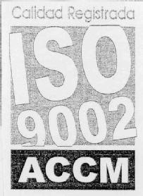 Imagen de CALIDAD REGISTRADA ISO 9002 ACCM