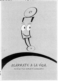 Imagen de AGARRATE A LA VIDA. REVISA TUS AMORTIGUADORES