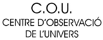 Imagen de C.O.U. CENTRE D'OBSERVACIO DE L'UNIVERS