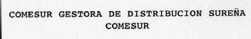 Imagen de COMESUR GESTORA DE DISTRIBUCION SUREÑA COMESUR