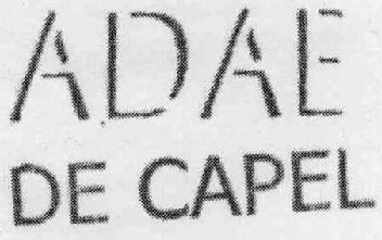 Imagen de ADAE DE CAPEL