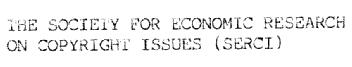 Imagen de THE SOCIETY FOR ECONOMIC RESEARCH ON COPYRIGHT ISSUES (SERCI)