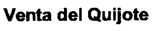 Imagen de VENTA DEL QUIJOTE
