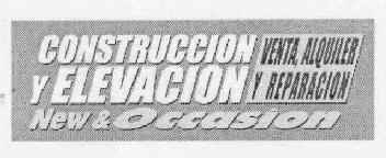 Imagen de CONSTRUCCION Y ELEVACION VENTA, ALQUILER Y REPARACION NEW&OCCASION