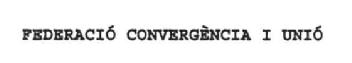 Imagen de FEDERACIO CONVERGENCIA I UNIO