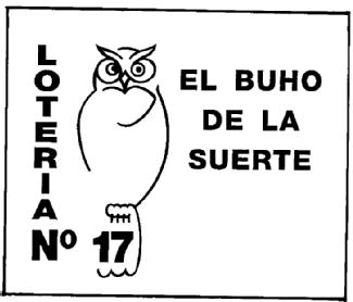 Imagen de LOTERIA N. 17 EL BUHO DE LA SUERTE