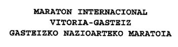 Imagen de MARATON INTERNACIONAL VITORIA-GASTEIZ GASTEIZKO NAZIOARTEKO MARATOIA