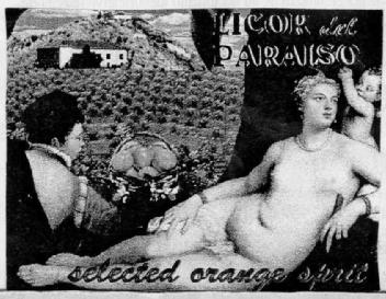 Imagen de LICOR DEL PARAISO SELECTED ORANGE SPRIT