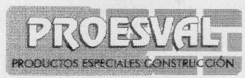 Imagen de PROESVAL PRODUCTOS ESPECIALES CONSTRUCCION