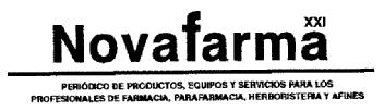 Imagen de XXI NOVAFARMA PERODICO DE PRODUCTOS, EQUIPOS Y SERVICIOS PARA LOS PROFESIONALES DE FARMACIA, PARAFARMACIA,HERBORISTERIA Y AFINES