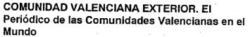 Imagen de COMUNIDAD VALENCIANA EXTERIOR. EL PERIODICO DE LAS COMUNIDADES VALENCIANAS EN EL MUNDO