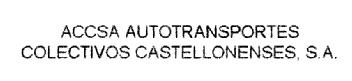 Imagen de ACCSA AUTOTRANSPORTES COLECTIVOS CASTELLONENSES, S.A