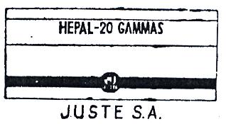 Imagen de HEPAL-20 GAMMAS JUSTE S.A