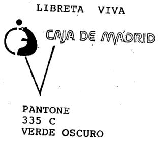 Imagen de LIBRETA VIVA CAJA DE MADRID