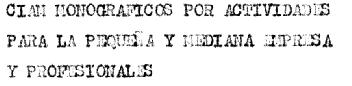 Imagen de CIAM MONOGRAFICOS POR ACTIVIDADES PARA LA PEQUEÑA Y MEDIANA EMPRESA Y PROFESIONALES
