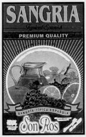 Imagen de SANGRIA TYPICAL SPANISH PREMIUM QUALITY SANGRIA TIPICA ESPAÑOLA SON ROS