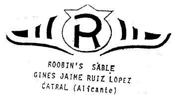 Imagen de R ROOBIN'S SABLE GINES JAIME RUIZ LOPEZ CATRAL (ALICANTE)