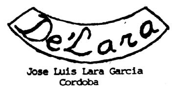 Imagen de DE'LARA. JOSE LUIS LARA GARCIA. CORDOBA