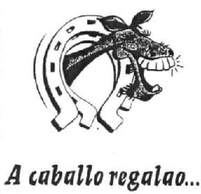 Imagen de A CABALLO REGALAO..