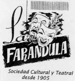 Imagen de LA FARANDULA SOCIEDAD CULTURAL Y TEATRAL DESDE 1905