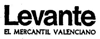 Imagen de LEVANTE EL MERCANTIL VALENCIANO