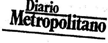 Imagen de DIARIO METROPOLITANO