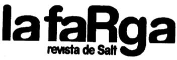 Imagen de LA FARGA REVISTA DE SALT