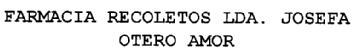Imagen de FARMACIA RECOLETOS LDA. JOSEFA OTERO AMOR
